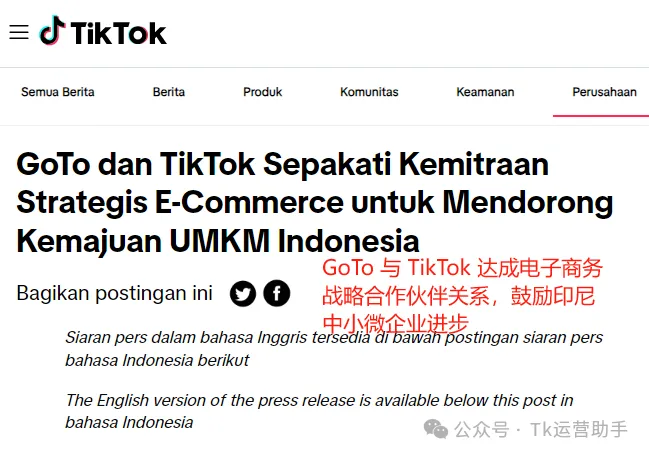 TikTok印尼站点深度挖掘市场分析